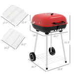 ZUN Portable Charcoal Grill /BBQ Grill （Prohibited by WalMart） 78370184