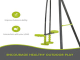 XNS008 interesting triple children metal safe set 440lbs for outdoor playground three seat W171194386