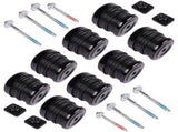 13848 Silicone Body Mount Bushings Bolt Kit Fit for 08-16 Ford F250/350 Super Duty 31180782