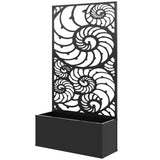 Garden Bed Galvanized PlanterGarden Bed with Privacy Pan 18126722