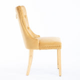 A&A Furniture,Nikki Collection Modern, High-end Tufted Solid Wood Contemporary Velvet Upholstered W1143P151483