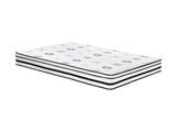 12-inch Full Mattress Highly Breathable Quilted Cover Hybrid Mattress, White, Plush Foam Mattress in B011P213353