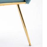 Luxury modern simple leisure velvet single sofa chair bedroom lazy person household dresser stool W117067859