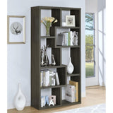 Weathered Grey 8-shelf Bookcase B062P145422