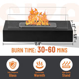 2pcs 13.8*7.1*5.5in tabletop fire pit 27205137