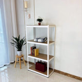 ZUN Storage Rack Shelving Unit Storage Shelf Steel Garage Utility Rack 4-Shelf Adjustable Shelves Heavy 03812757