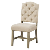 TREXM Retro Style Dining Chair Set with 4 Upholstered Chairs for Dining Room and Living Room WF298830AAE