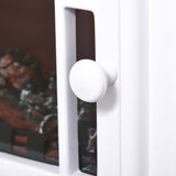 22" Free standing Electric Fireplace Stove, Fire Place Heater with Realistic Flame Effect, Overheat 48068853