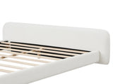Cozy White Bouce Upholstered Bed - A Dreamy Addition to Your Bedroom, KING N769P241263K
