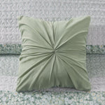 ZUN 4 Piece Seersucker Quilt Set with Throw Pillow B035129014