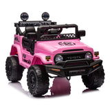 ZUN Licensed TOYOTA FJ Cruiser,12V Kids ride on car 2.4G W/Parents Remote Control,electric car for W1396107509