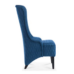 ZUN 23.03''Wide High-Back Velvet Accent Chair, Comfy High Wingback Chair, Living Room Chair with Soft W68057081