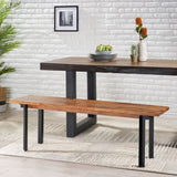 Outdoor Carlisle Benches, Black Country Brown 69422.00