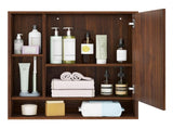 2 in 1 Mirrored Bathroom Wall Cabinet, Space-Saving Medicine Cabinet with Hidden Storage & Shelves 31972657