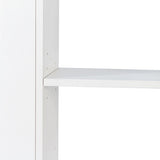 70.87" H Display Storage Cabinet , 4-Tier Shelf, 3 Side Drawers & 4 small display shelves , Modern W331P281202