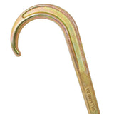 5/16" x6' Leg G70 15" Long Shank J Hook Tow Chain w/RTJ Cluster Hook & Grab Hook - 4700 lbs WLL W465133709