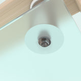 Rectangle Glass Coffee Table, Clear Coffee Table Modern Side Center Tables for Living Living W24182241