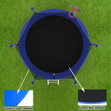 10FT Trampoline with Basketball Hoop, ASTM Approved Reinforced Type Outdoor Trampoline with K1163P147143