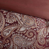 12 Piece Comforter Set with Cotton Bed Sheets Red Queen B035128826