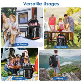 Cooler Backpack 36 Can Leakproof Insulated Cooler Backpack with 25L/6.6Gal for Picnic Camping Beach 99267236