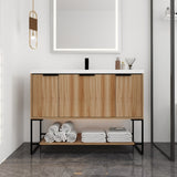 ZUN 48 Inch Freestanding Bathroom Vanity With Resin Basin,48x18-W99951400 W999P235648