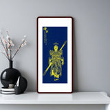 WukongTayin Energy Painting Chinese traditional Painting wall art, wood framed for home living room, 60872179