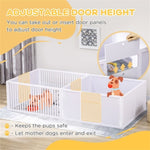 ZUN Dog Whelping Box/Dog house/Pet Playpen 46510087