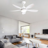 ZUN 42 Inch Ceiling Fan with Light and Remote Cotnrol 6 Speeds DC Reversible Motor W882P221554