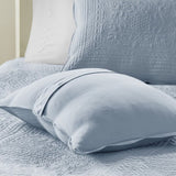 King/Cal King 3 Piece Reversible Scalloped Edge Quilt Set B035129070