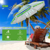 6.5 Feet Beach Umbrella 70630348