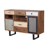 31.5x17.5x31.5" Rustic 2-Drawer Kitchen Island W2078P174944