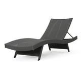 SALEM PE WICKER CHAISE LOUNGE 52005.00GRY