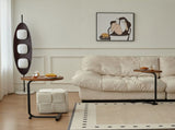 Brown C-shaped Side Table, Small Sofa Table for Living room 41754295