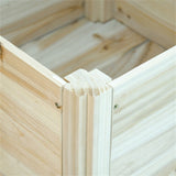 ZUN Wooden Planter、Flower shelf,Wood Planter Box 05605528