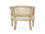 Accent Chair Rubber Wood Beige Natural N779P233048B