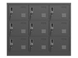9-Door Employee Storage Locker, Metal Lockers for Office, Gym, School, and Homewith Card Slot T2398P205947