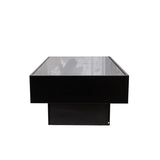 Coffee Table with Sliding Tabletop, Center Table with Hidden Storage Compartment, Extendable Table W331P270515