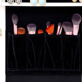 ZUN Fashion Simple Jewelry Storage Mirror Cabinet With LED Lights,For Living Room Or Bedroom 47236886