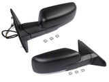 Left & Right Side Mirrors Manual Fold Heated LED Signal Replacement for Ram 1500 2500 3500 98937342