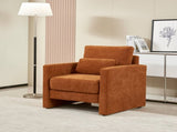 Modern Accent Chair, Chenille Upholstery Armchair - Modern Style, Solid Wood Frame - Ideal for W1765P172323