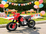 Red 6V Kids Electric Ride On Toy Motorcycle with Dirt Bike Style, Street Bike Design, Battery 40601270