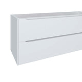 DAX Cenit Single Vanity Cabinet with 2 Drawers 1 Door 48 Inches Matt White B2702P226989