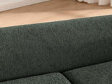 Pet sofa with backrest and armrests, modern rectangular pet sofa suitable for small and medium dogs, 03678423