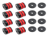 8x Silicone Body Mount Bushings Kit fit for Ford Super Duty Crew Cab F250 2008-2016 49753483