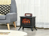 Freestanding Electric Fireplace Heater Realistic Log Flame Effect for Home Decor & Heating 47060231
