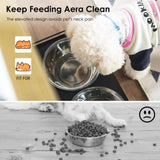 Feeding Station with 1 Storage Cabinets, Pet Feeding Station with 2 Elevated Dog Bowls, Side Hooks, W1687P246776