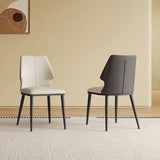 Modern Gray and White Dining Chair Contemporary Stylish Chairs for Dining Room, W509P261582