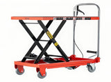 Hydraulic Lift Table Cart,500lbs Load Capacity 28.5Inch Lifting Height, Single Scissor Lift Table W2680P272806