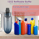 Spray for Floor Cleaning - No Battery Required, 12OZ Leak-Proof Water Bottle, 360&deg Flexible 03956846