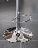 Breni Velvet Diamond Tufted Swivel Adjustable Height Barstool, Set of 2, Yellow T2574P164873